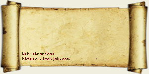 Elma Poljaković vizit kartica